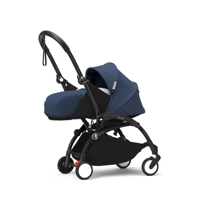 Stokke YOYO3 Pushchair With New Born Pack Air France Blue – Newborn Prams - Baby Travel