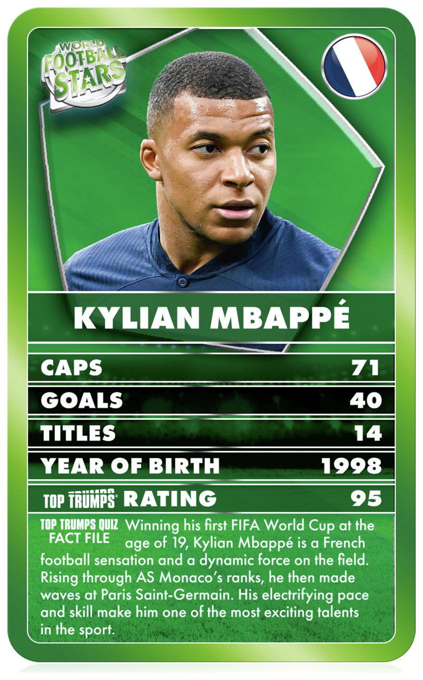 World Football Stars Top Trumps Card Game - Baby Travel