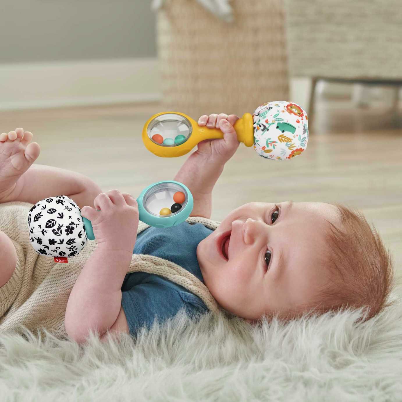Fisher-Price Rattle ‘n Rock Maracas Activity Toy - Baby Travel
