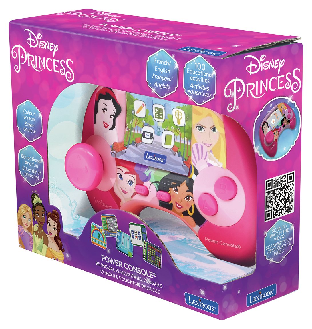 Lexibook Bilingual Handheld Console – Disney Princess - Baby Travel