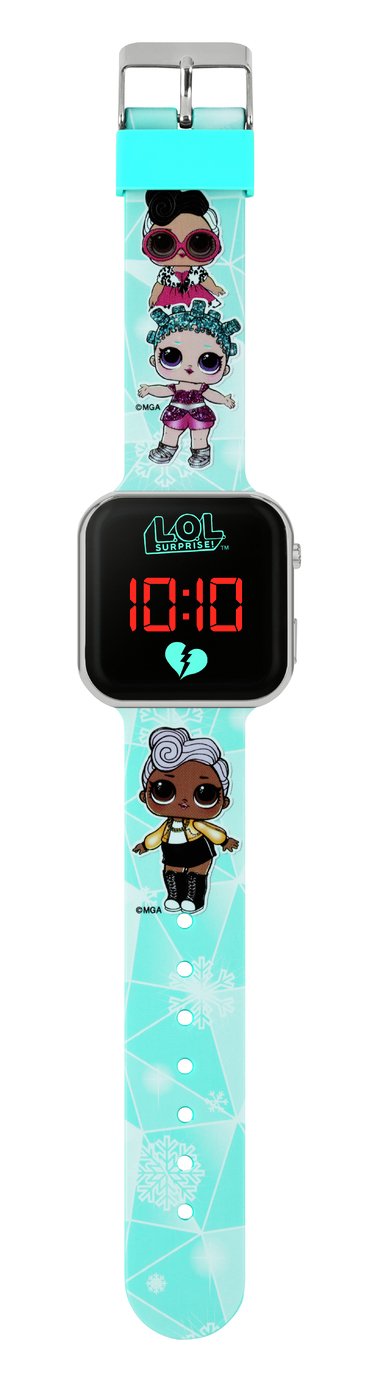 LOL Surprise Kid’s Digital Blue Silicone Strap Watch - Baby Travel