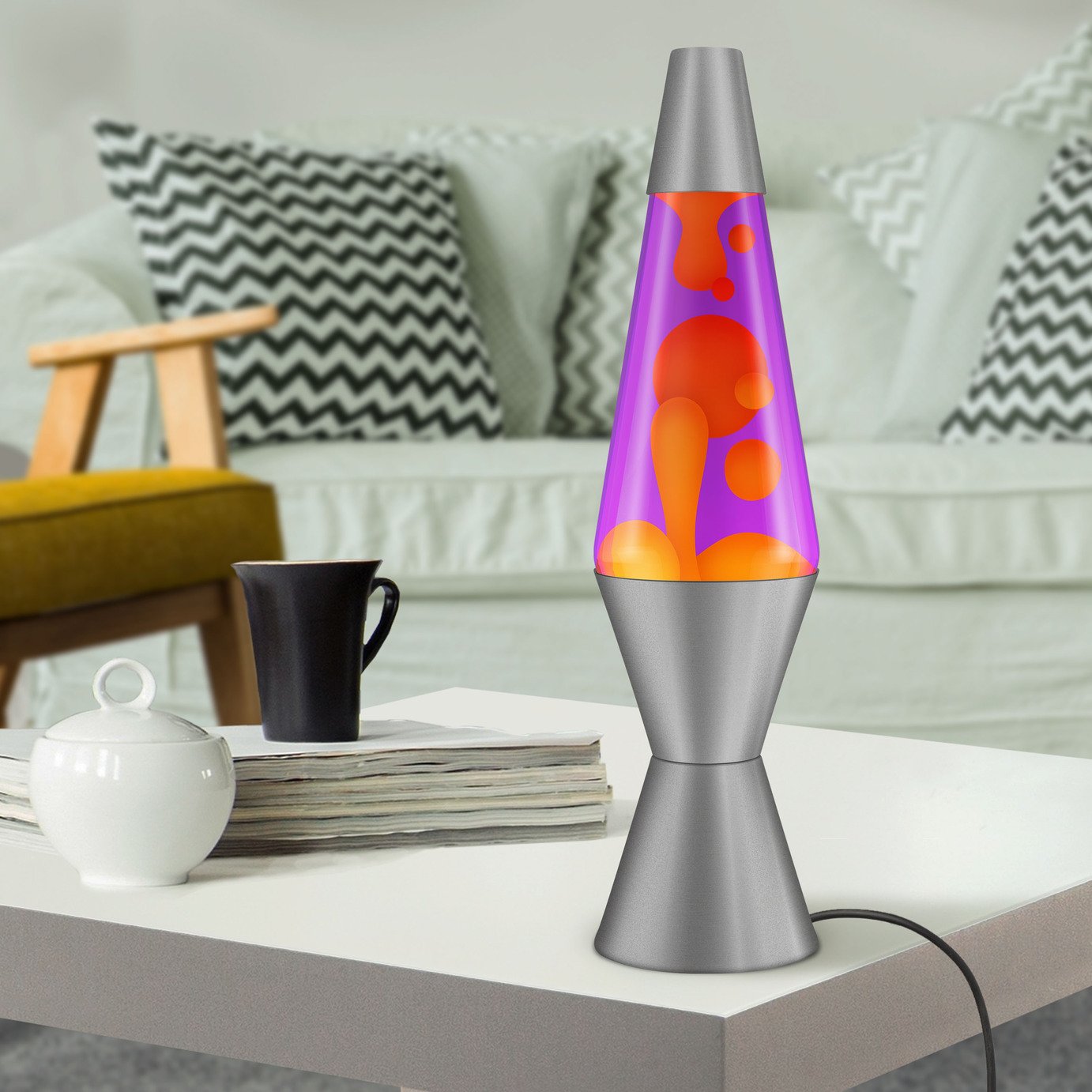 Lava 17in Radiance Lamp – Orange & Violet - Baby Travel