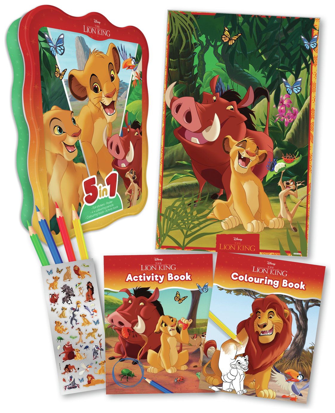 Disney The Lion King Colouring and Activity Set - Baby Travel