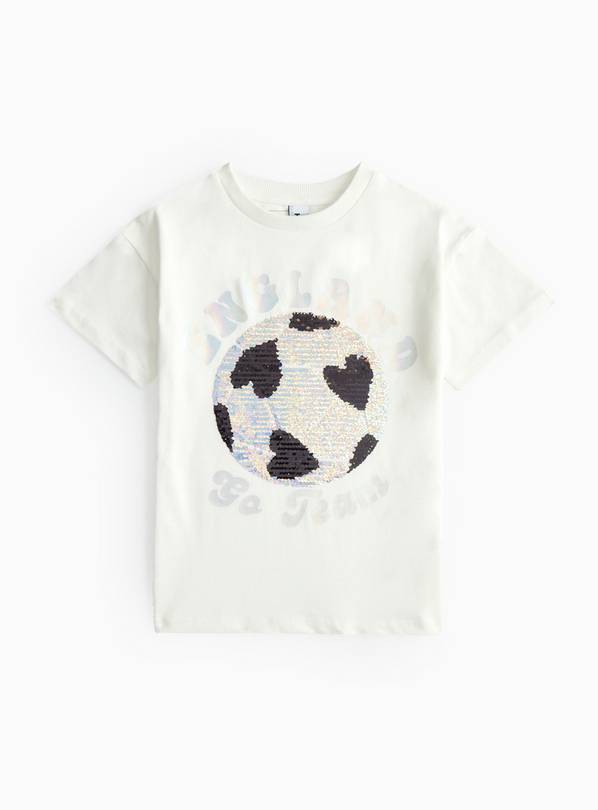 Sequin Football Design T-Shirt 3 years - Baby Travel