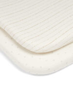 2 Pack Lua Bedside Crib Sheets - Oatmeal