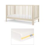 Arbor Cotbed & Essential Airflow Fibre Cotbed Mattress Bundle - Cashmere