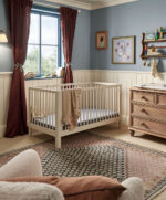 Arbor Cotbed & Essential Airflow Fibre Cotbed Mattress Bundle - Cashmere