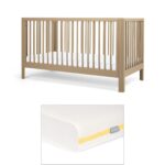 Arbor Cotbed & Essential Airflow Fibre Cotbed Mattress Bundle - Mocha
