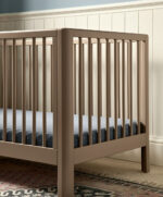 Arbor Cotbed & Essential Airflow Fibre Cotbed Mattress Bundle - Mocha