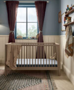 Arbor Cotbed & Essential Airflow Fibre Cotbed Mattress Bundle - Mocha