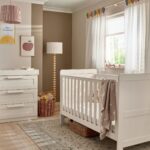Atlas 2 Piece Small Cotbed Set with Dresser Changer - Stone