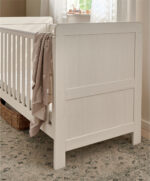 Atlas 2 Piece Small Cotbed Set with Dresser Changer - Stone