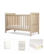 Atlas Cotbed Bundle (4 Piece) - Light Oak