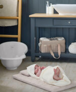 Baby Bath White/Grey