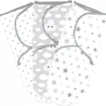Baby Swaddle Blanket (Pack of 3) 0-3 Months, Newborn