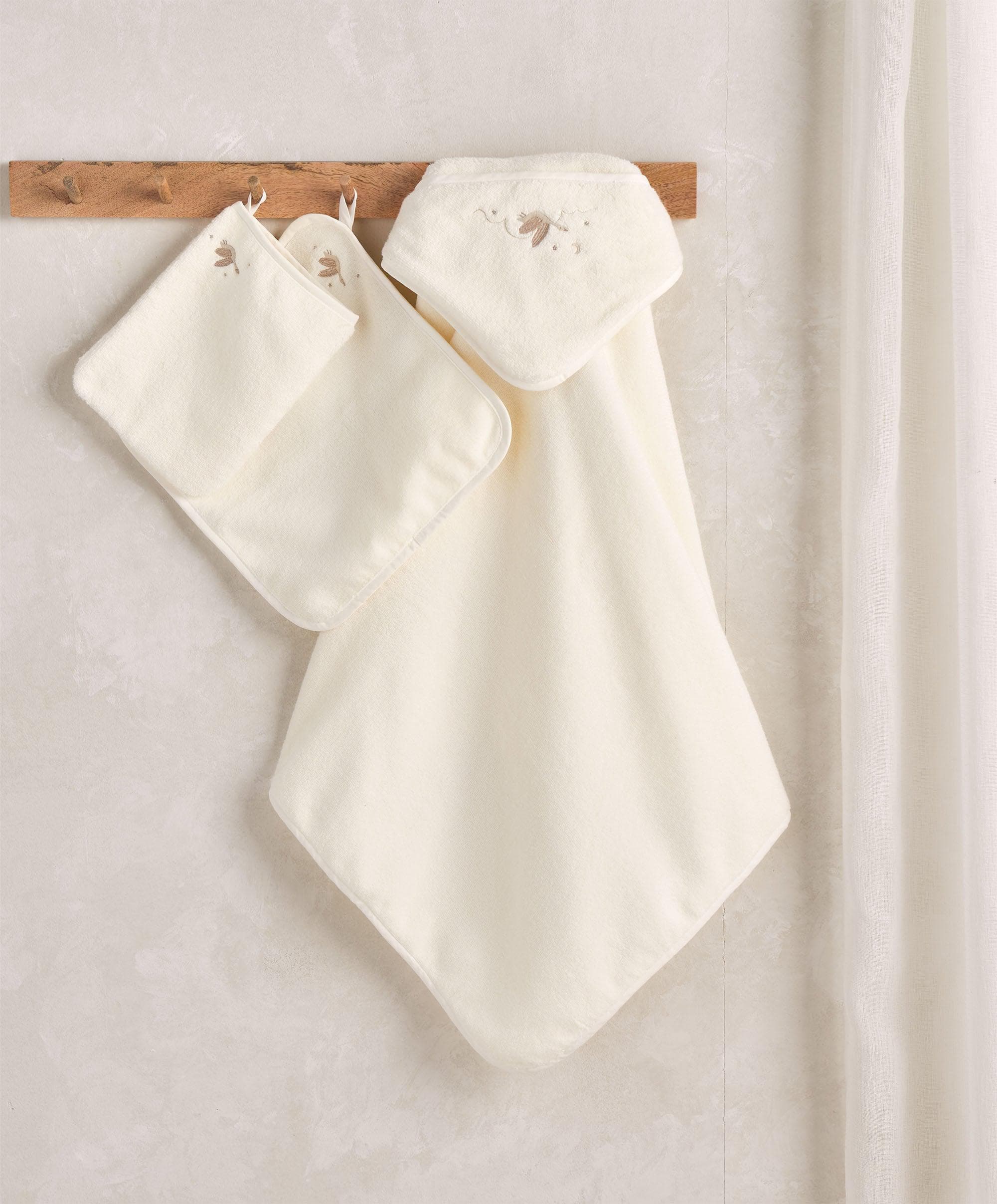 Baby Towelling Set (3 Pack) – Welcome to the World Duckling - Baby Travel Baby Towelling Set (3 Pack) - Welcome to the World Duckling