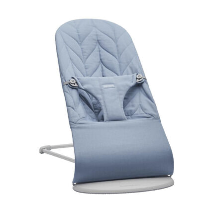 BabyBjörn Bliss Woven Petal Quilt Baby Bouncer - Blue