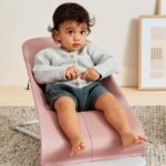 BabyBjörn Bliss Woven Petal Quilt Baby Bouncer - Dusty Pink