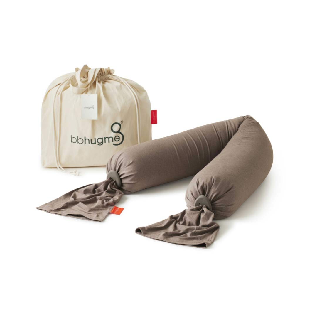 bbhugme Pregnancy Pillow – Hazel Brown - Baby Travel bbhugme Pregnancy Pillow - Hazel Brown