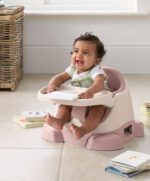 Bug 3-in-1 Floor and Booster Seat with Activity Tray - Blossom