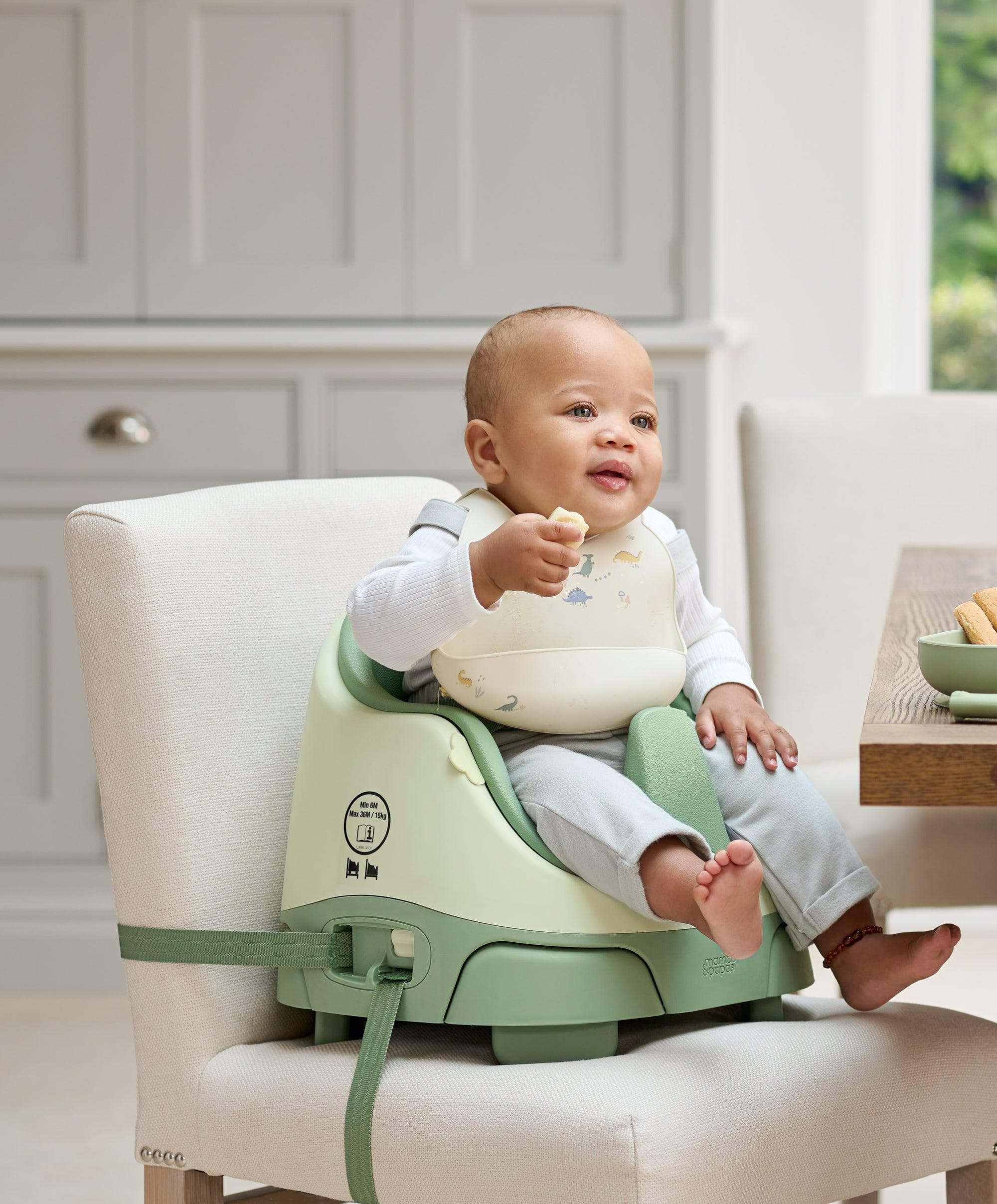 Bug 3-in-1 Floor and Booster Seat with Activity Tray – Eucalyptus - Baby Travel Bug 3-in-1 Floor and Booster Seat with Activity Tray - Eucalyptus
