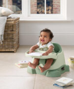 Bug 3-in-1 Floor and Booster Seat with Activity Tray - Eucalyptus