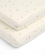 Cotbed Fitted Sheet (Pack of 2) - Woodland Print