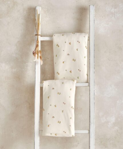 Cotbed Fitted Sheet (Pack of 2) - Woodland Print