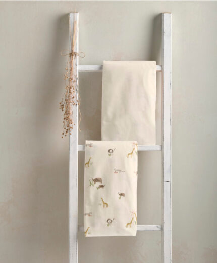 Cotbed Fitted Sheets (2 Pack) - Jungle