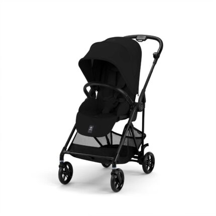 Cybex Melio Carbon 3-in-1 Travel System with Cloud G3 Car Seat & Base G3 - Magic Black