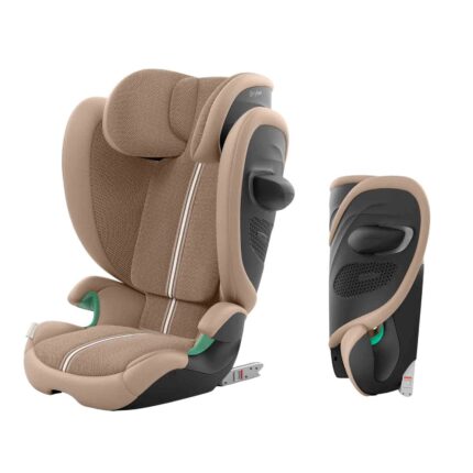 Cybex Solution G2 i-Size Plus R129 100-150cm Foldable Car Seat - Almond Beige (3 - 12 Years)