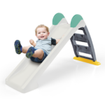 Dolu Playhouse with Water Slide, Water & Sand Activity Table & Picnic Table 4-Piece Bundle - Grey (2+ Years)