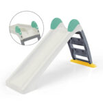 Dolu Playhouse with Water Slide, Water & Sand Activity Table & Picnic Table 4-Piece Bundle - Grey (2+ Years)