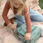 Done by Deer Kids Insulated Lunch Bag - Green - Croco