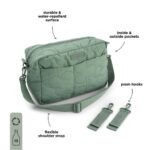 Done by Deer Quilted Stroller Bag - Green