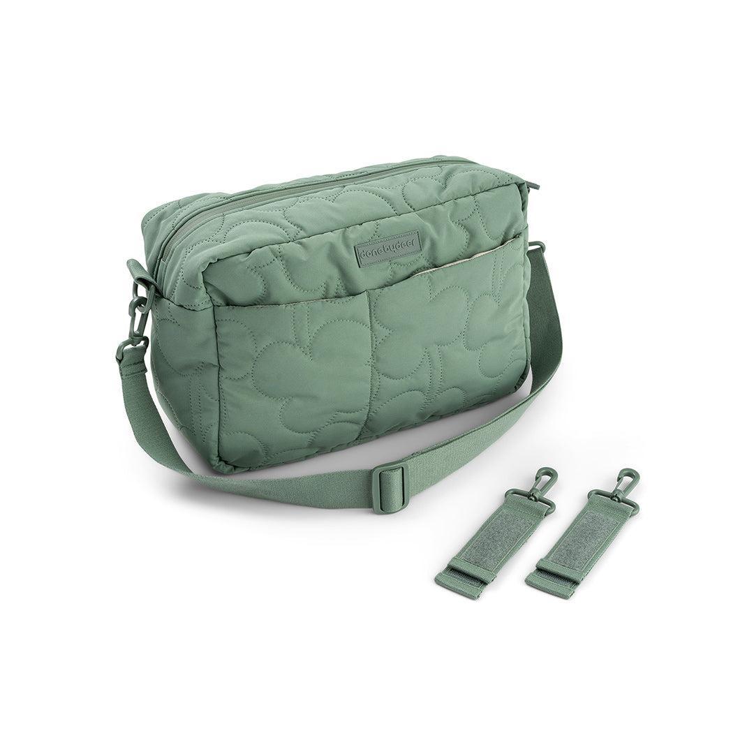 Done by Deer Quilted Stroller Bag – Green - Baby Travel Done by Deer Quilted Stroller Bag - Green
