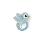 Done by Deer Sensory Rattle With Teether - Blue - Birdee