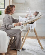 Eno Highchair, Bouncer & Cushion Complete Bundle - Cashmere