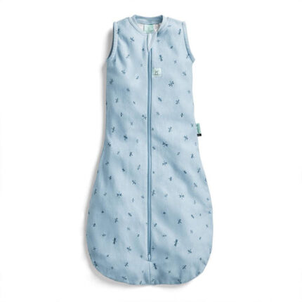 ergoPouch Organic All Year Sleeping Bag - 1 Tog - Blue Dragonflies