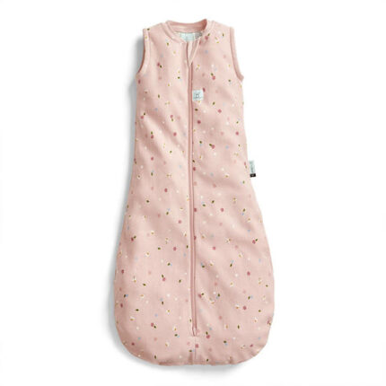 ergoPouch Organic All Year Sleeping Bag - 1 Tog - Pink Daisies
