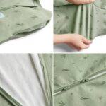 ergoPouch Organic Summer Cocoon Swaddle Sleeping Bag - 0.2 Tog - Pink Daisies