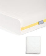Essential Airflow Fibre Cotbed Mattress & Anti-Allergy Quilted Mattress Protector Bundle