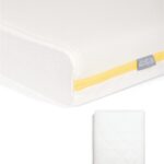 Essential Airflow Fibre Cotbed Mattress & Anti-Allergy Quilted Mattress Protector Bundle
