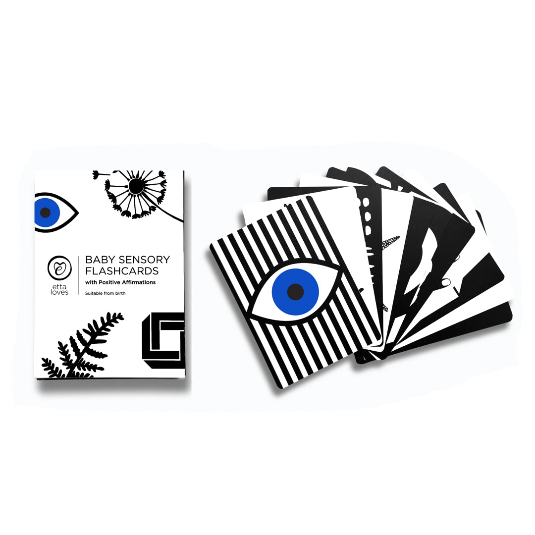 Etta Loves Sensory Positive Affirmations Flashcards - Baby Travel Etta Loves Sensory Positive Affirmations Flashcards