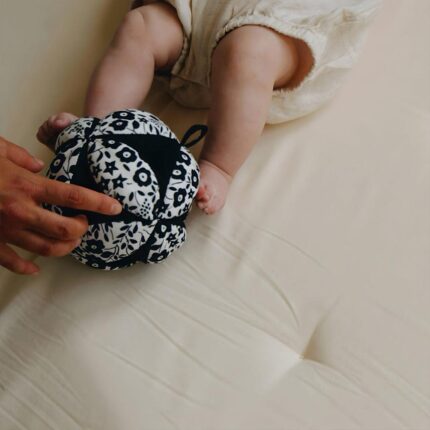 Etta Loves x LIBERTY Sensory Grasp Ball - Black & White
