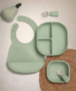 First Mealtime Silicone Set - Kiwi