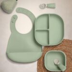 First Mealtime Silicone Set - Kiwi