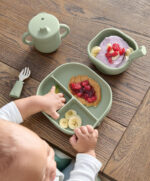 First Mealtime Silicone Set - Kiwi