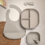 First Mealtime Silicone Set – Truffle