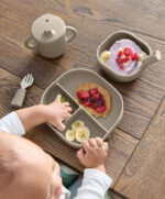 First Mealtime Silicone Set – Truffle